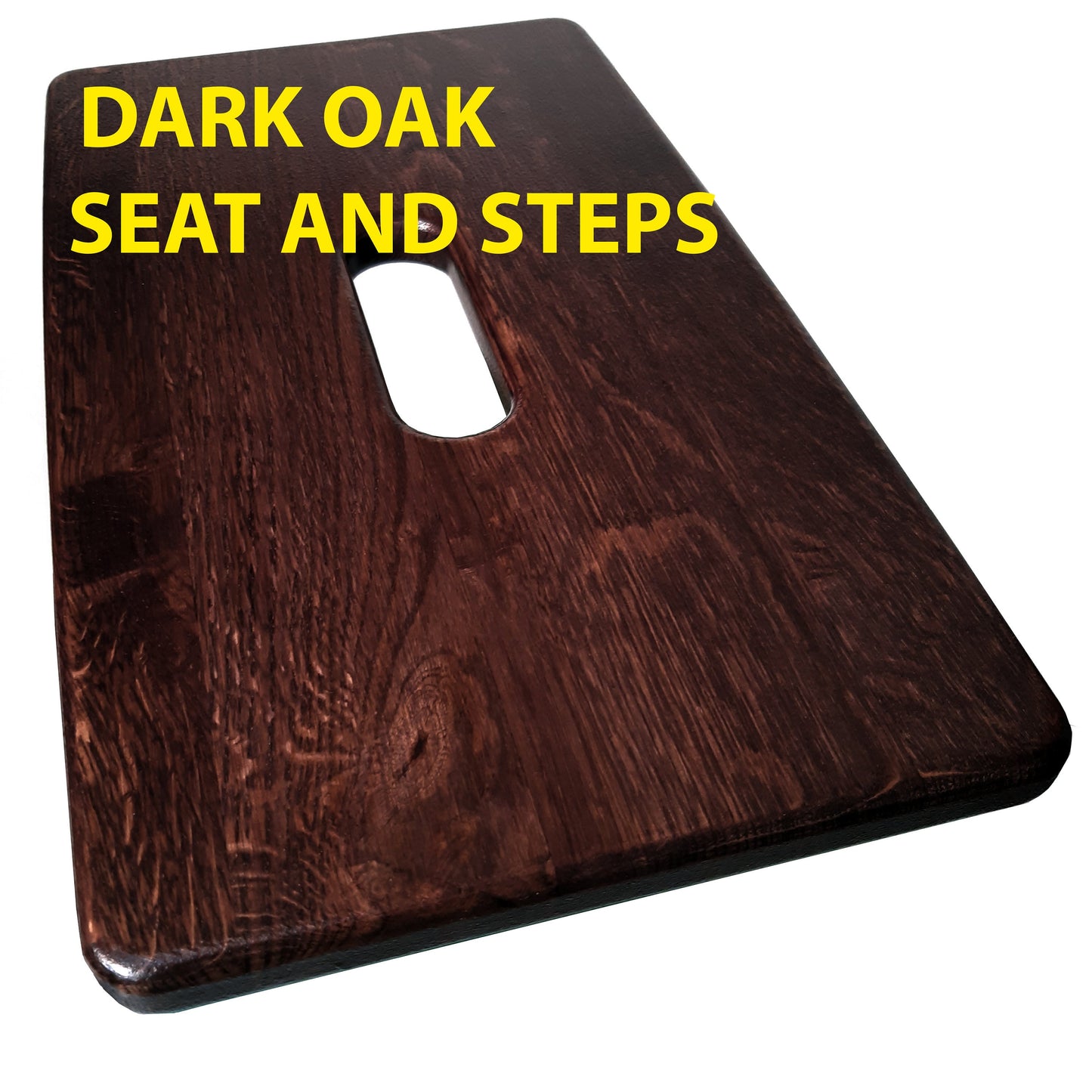 Convertible Stepladder Chair, Solid Wood Step Stool for Adults, Space Saving Kitchen Ladder, Wooden Stool