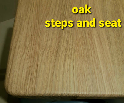 High Stepladder 28.5 inches, StepStool, Stool Ladder, Foot Stool, Convertible Chair, Kitchen Step Stool, Dinning Stool, Transformer Stool