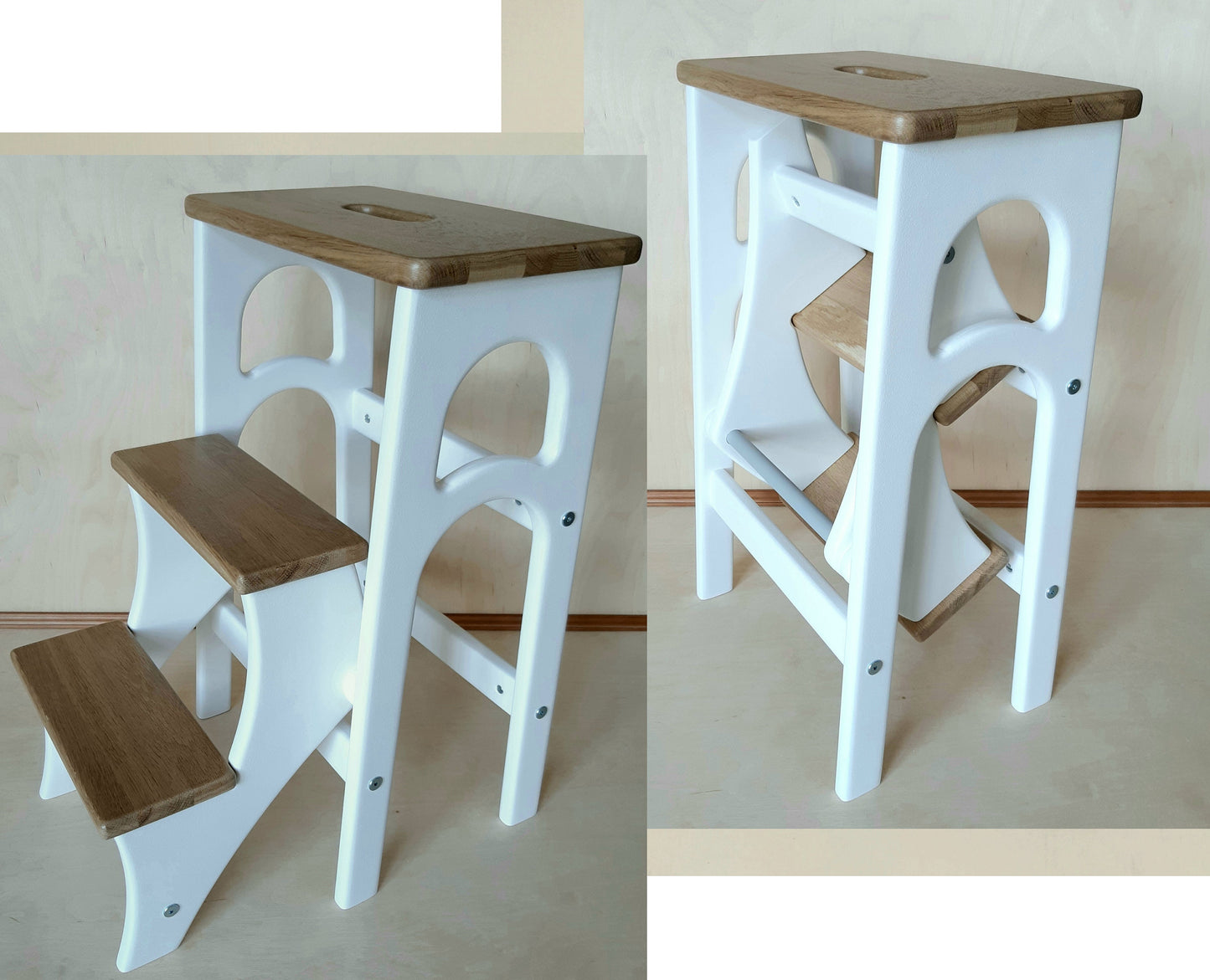 Stepladder, StepStool, Stool Ladder, Foot Stool, Convertible Chair, Kitchen Step Stool, Dinning Stool, Transformer Stool