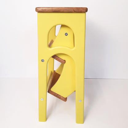 Stepladder for Kitchen StepStool for Library Stool Ladder Convertible Chair Kitchen Step Stool Dinning Stool Transformer Stool