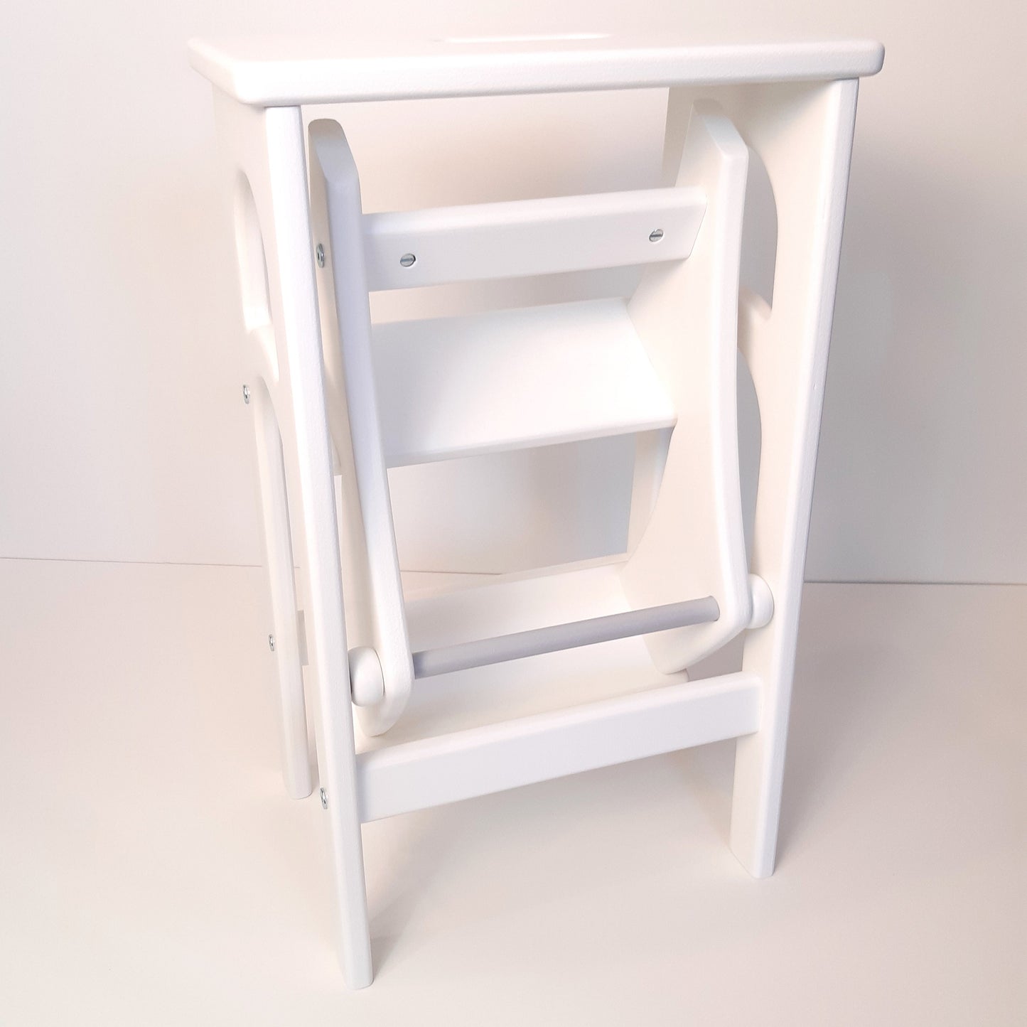 Stepladder for Everyone StepStool for Kitchen Stool Ladder for Library Foot Stool Kitchen Step Stool Dinning Stool White Dove color