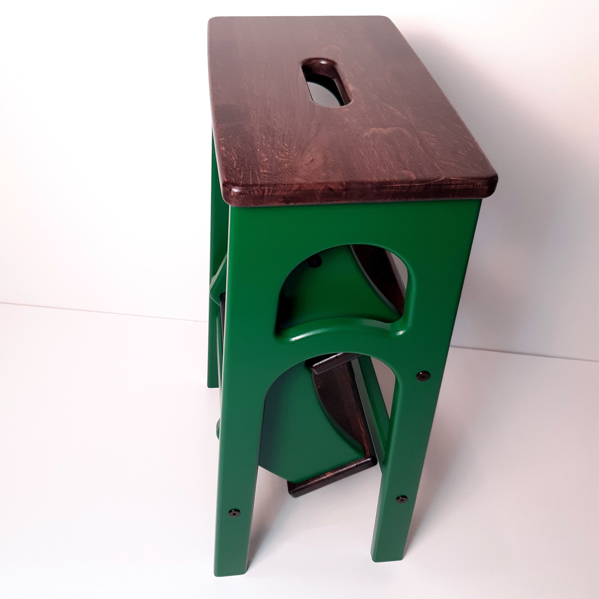 Stepladder Emerald Green, StepStool, Stool Ladder, Foot Stool, Convertible Chair, Kitchen Step Stool, Dinning Stool, Transformer Stool