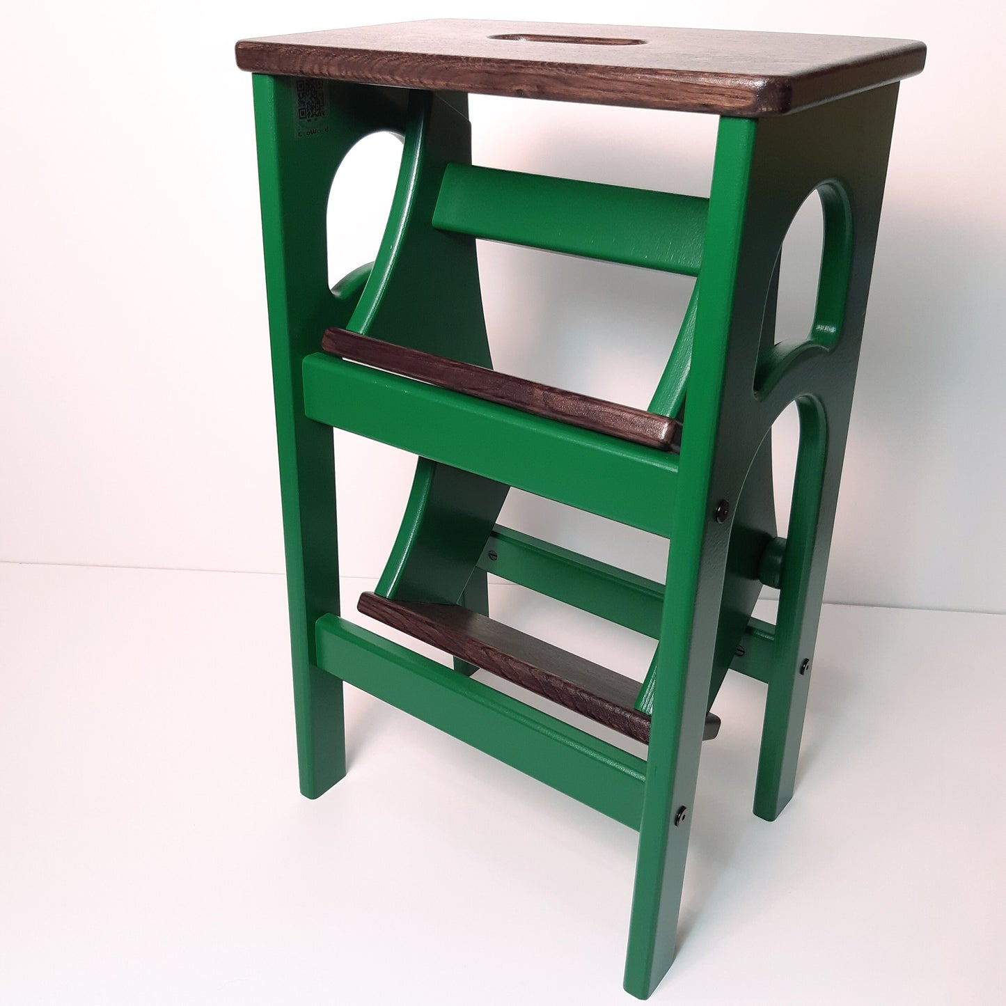 Stepladder Emerald Green, StepStool, Stool Ladder, Foot Stool, Convertible Chair, Kitchen Step Stool, Dinning Stool, Transformer Stool