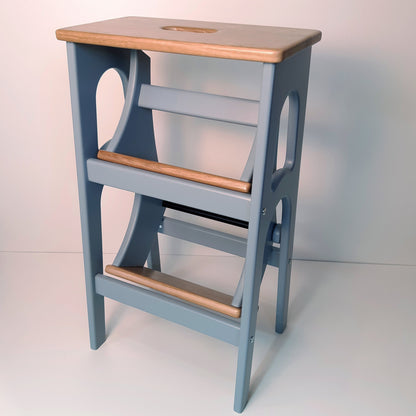 High Stepladder 28.5 inches, StepStool, Stool Ladder, Foot Stool, Convertible Chair, Kitchen Step Stool, Dinning Stool, Transformer Stool