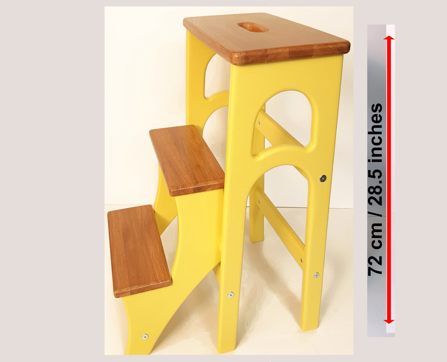 High Stepladder 28.5 inches, StepStool, Stool Ladder, Foot Stool, Convertible Chair, Kitchen Step Stool, Dinning Stool, Transformer Stool