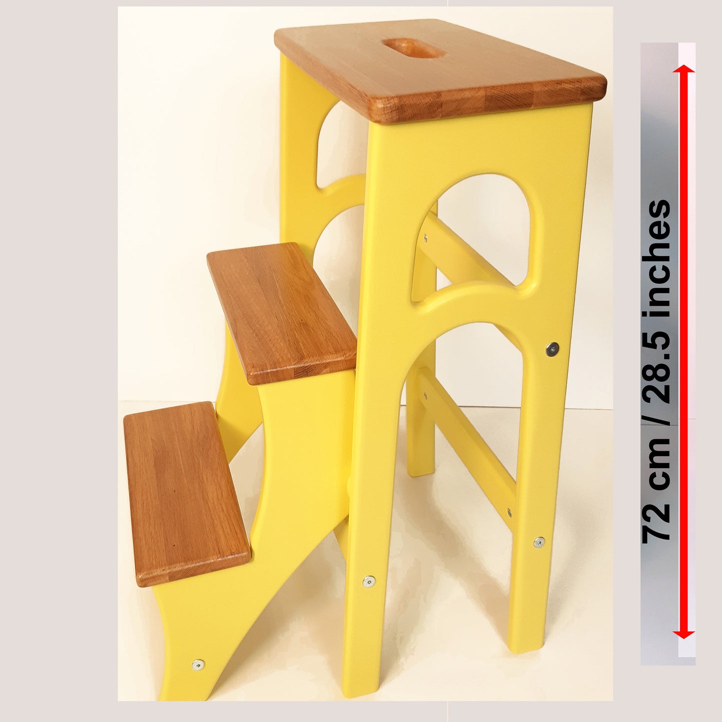 High Stepladder 28.5 inches, StepStool, Stool Ladder, Foot Stool, Convertible Chair, Kitchen Step Stool, Dinning Stool, Transformer Stool