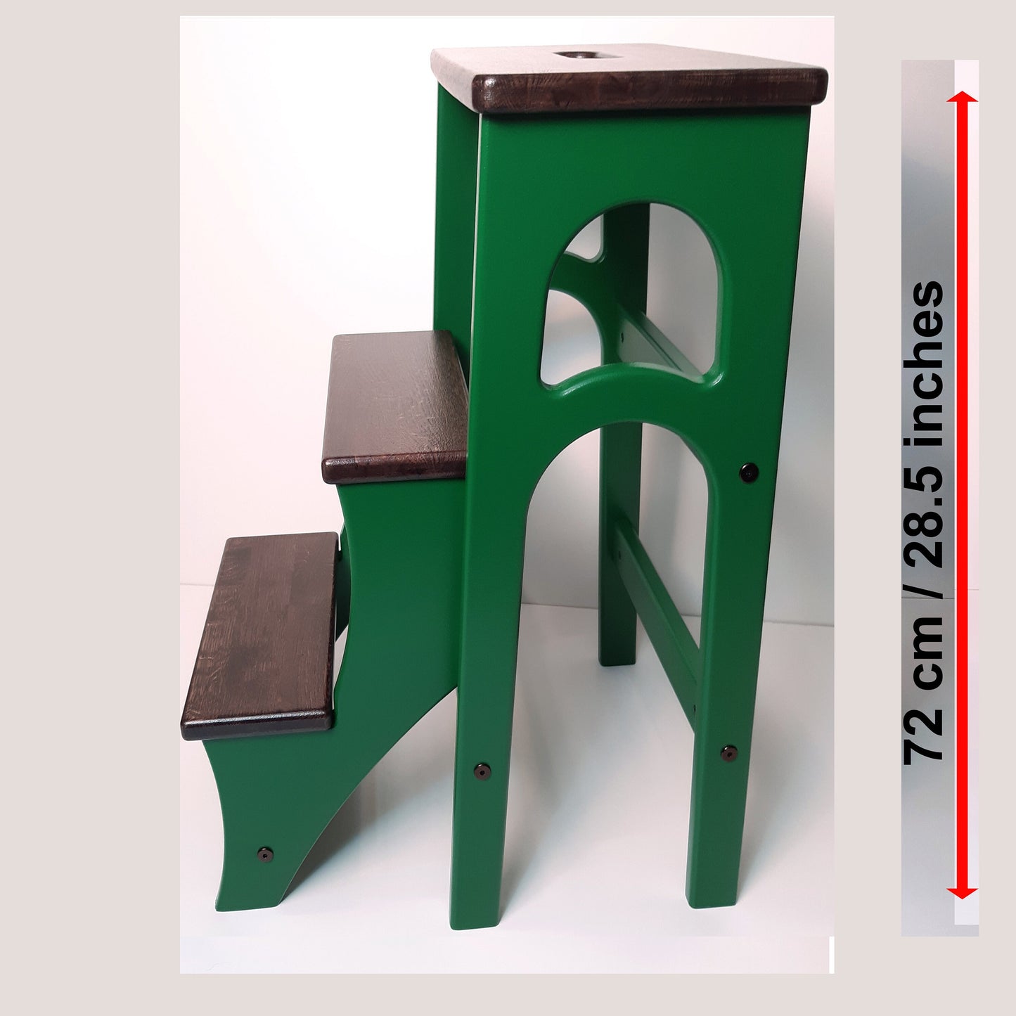 High Stepladder 28.5 inches, StepStool, Stool Ladder, Foot Stool, Convertible Chair, Kitchen Step Stool, Dinning Stool, Transformer Stool