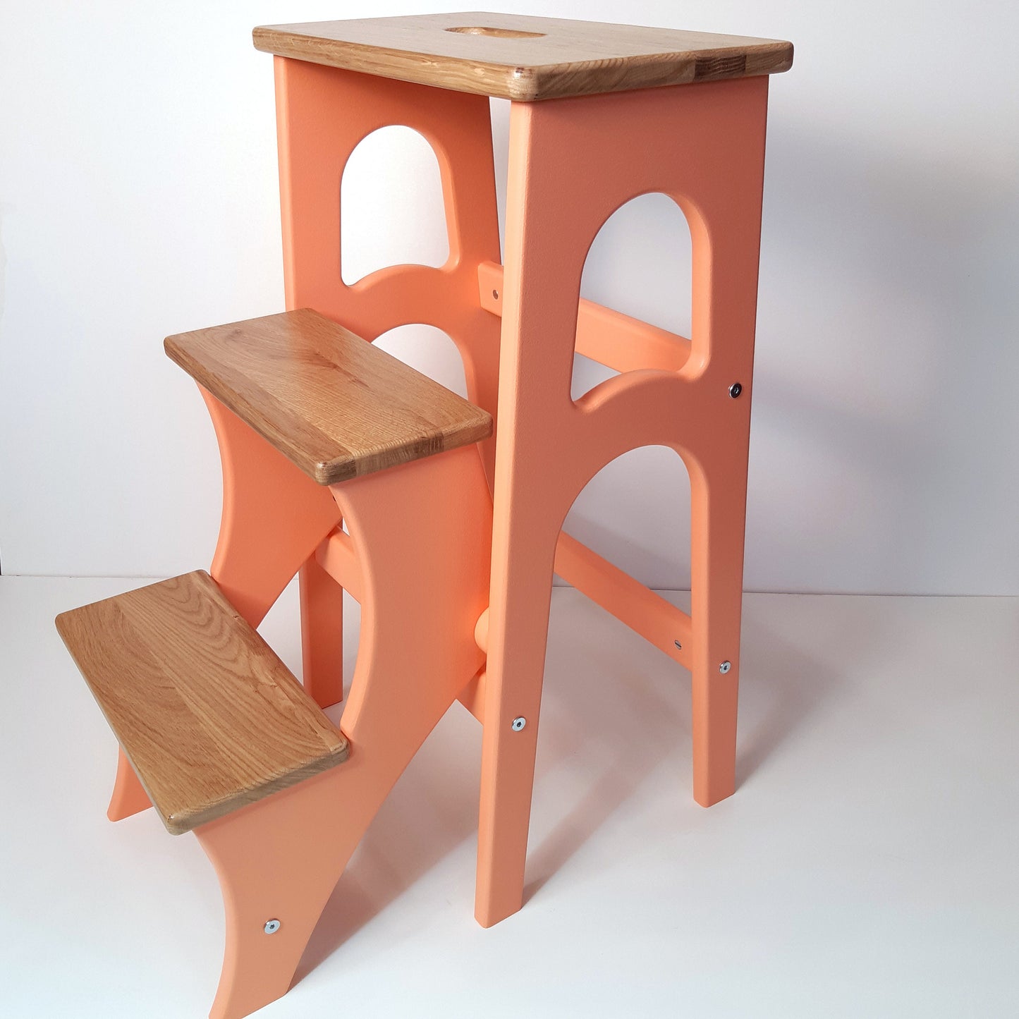 High Stepladder 28.5 inches, StepStool, Stool Ladder, Foot Stool, Convertible Chair, Kitchen Step Stool, Dinning Stool, Transformer Stool