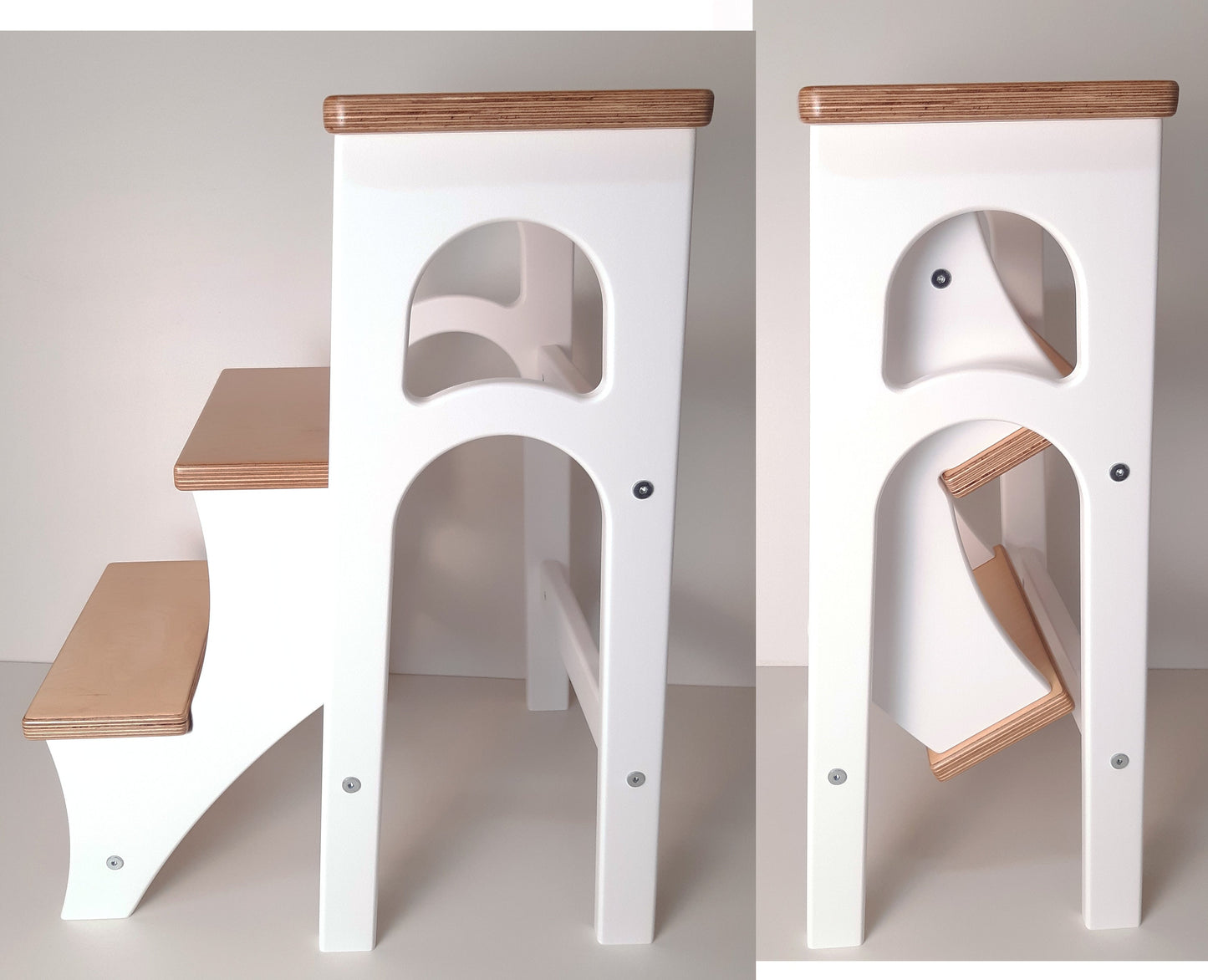 Stepladder, StepStool, Stool Ladder, Foot Stool, Convertible Chair, Kitchen Step Stool, Transformer Stool, Red ladder, Grey ladder