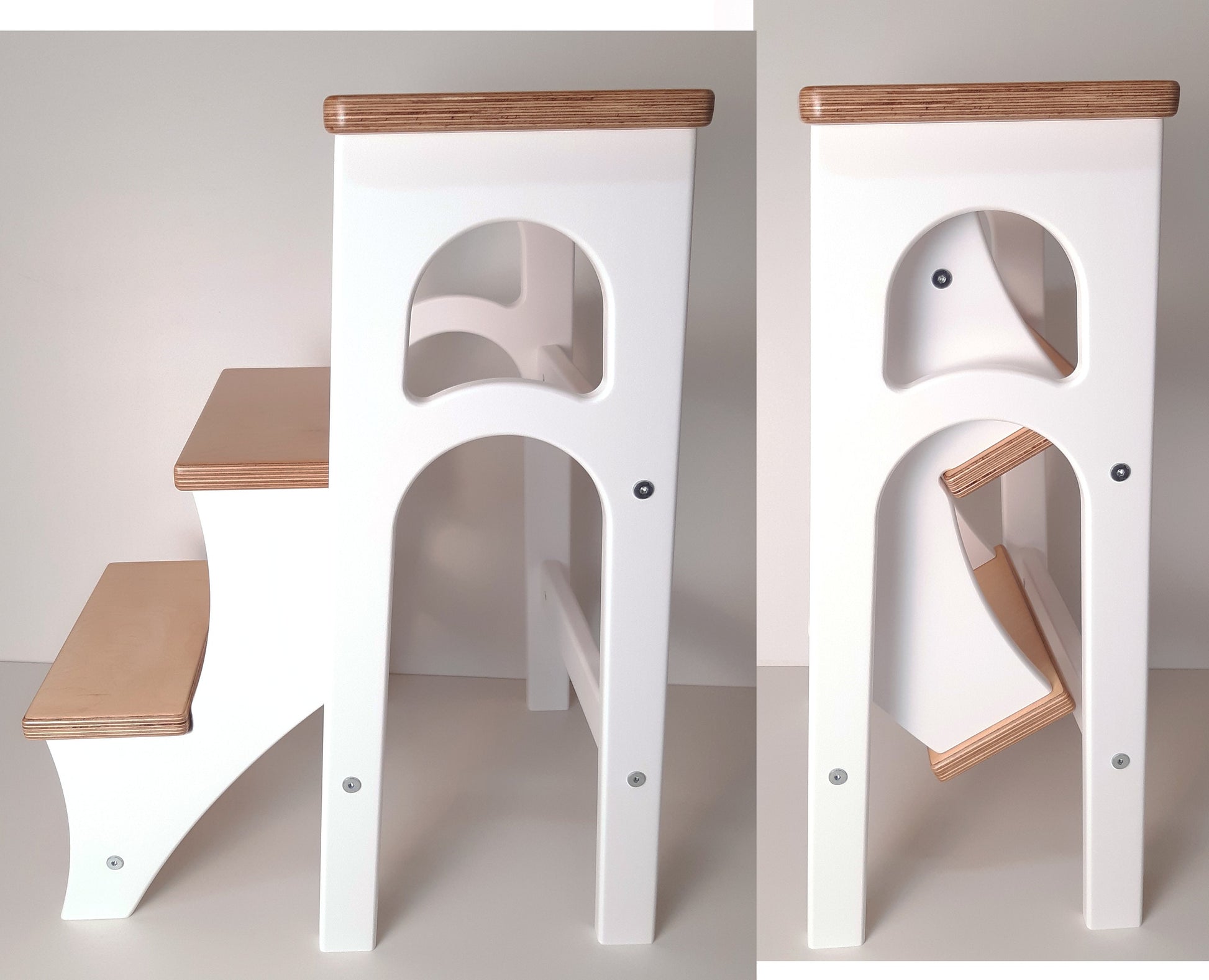 Stepladder, StepStool, Stool Ladder, Foot Stool, Convertible Chair, Kitchen Step Stool, Transformer Stool, Red ladder, Grey ladder