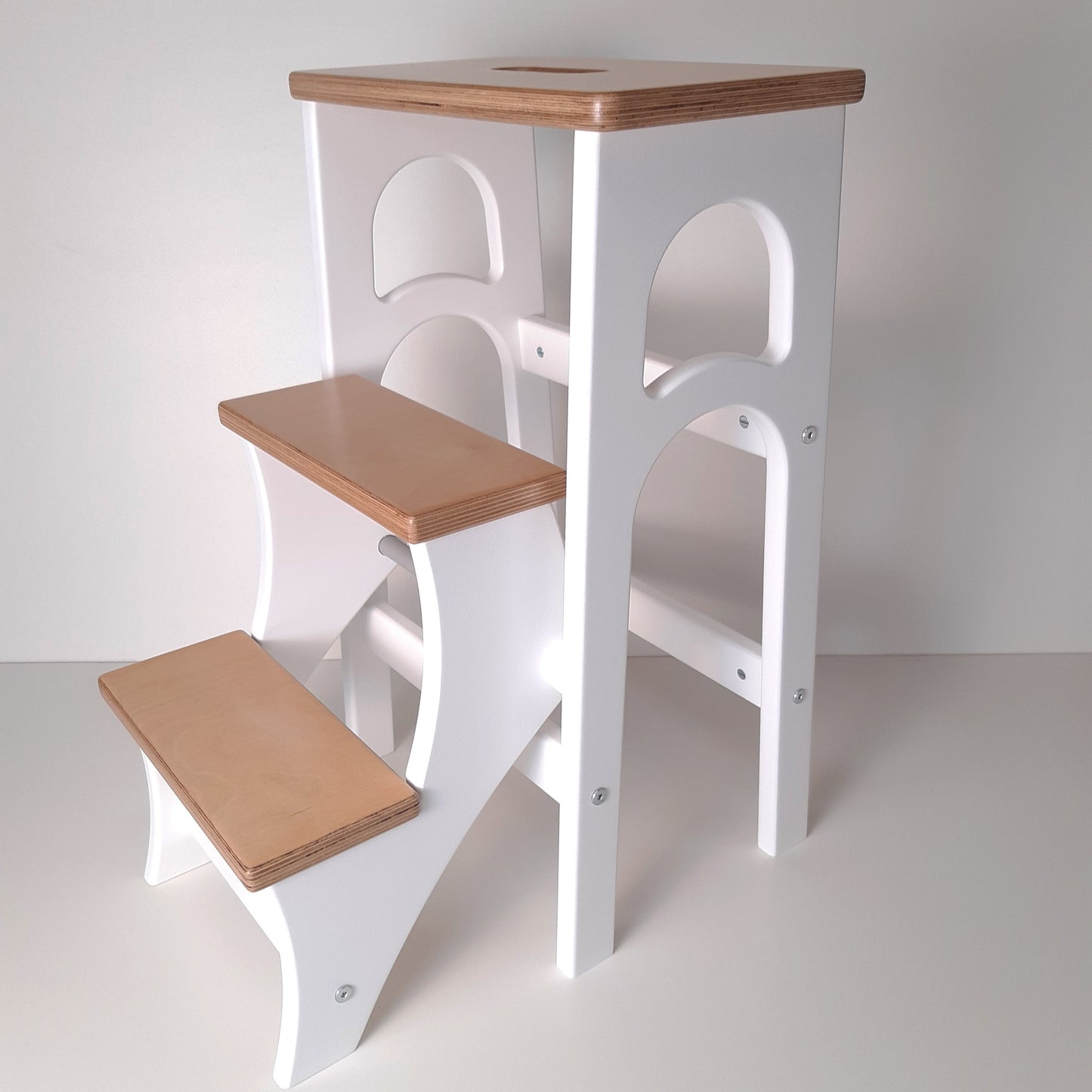 Stepladder, StepStool, Stool Ladder, Foot Stool, Convertible Chair, Kitchen Step Stool, Transformer Stool, Red ladder, Grey ladder