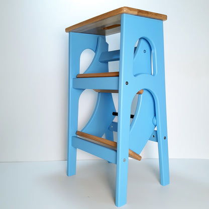 High Stepladder 28.5 inches, StepStool, Stool Ladder, Foot Stool, Convertible Chair, Kitchen Step Stool, Dinning Stool, Transformer Stool