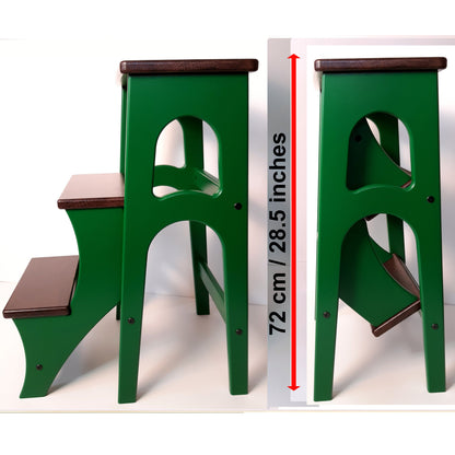 High Stepladder 28.5 inches, StepStool, Stool Ladder, Foot Stool, Convertible Chair, Kitchen Step Stool, Dinning Stool, Transformer Stool