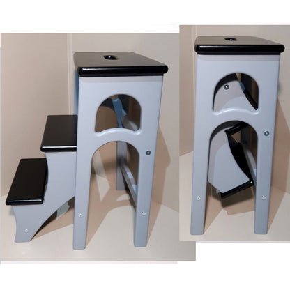 Stepladder any Color Combinations, StepStool, Stool Ladder, Foot Stool, Convertible Chair, Kitchen Step Stool, Dinning Stool