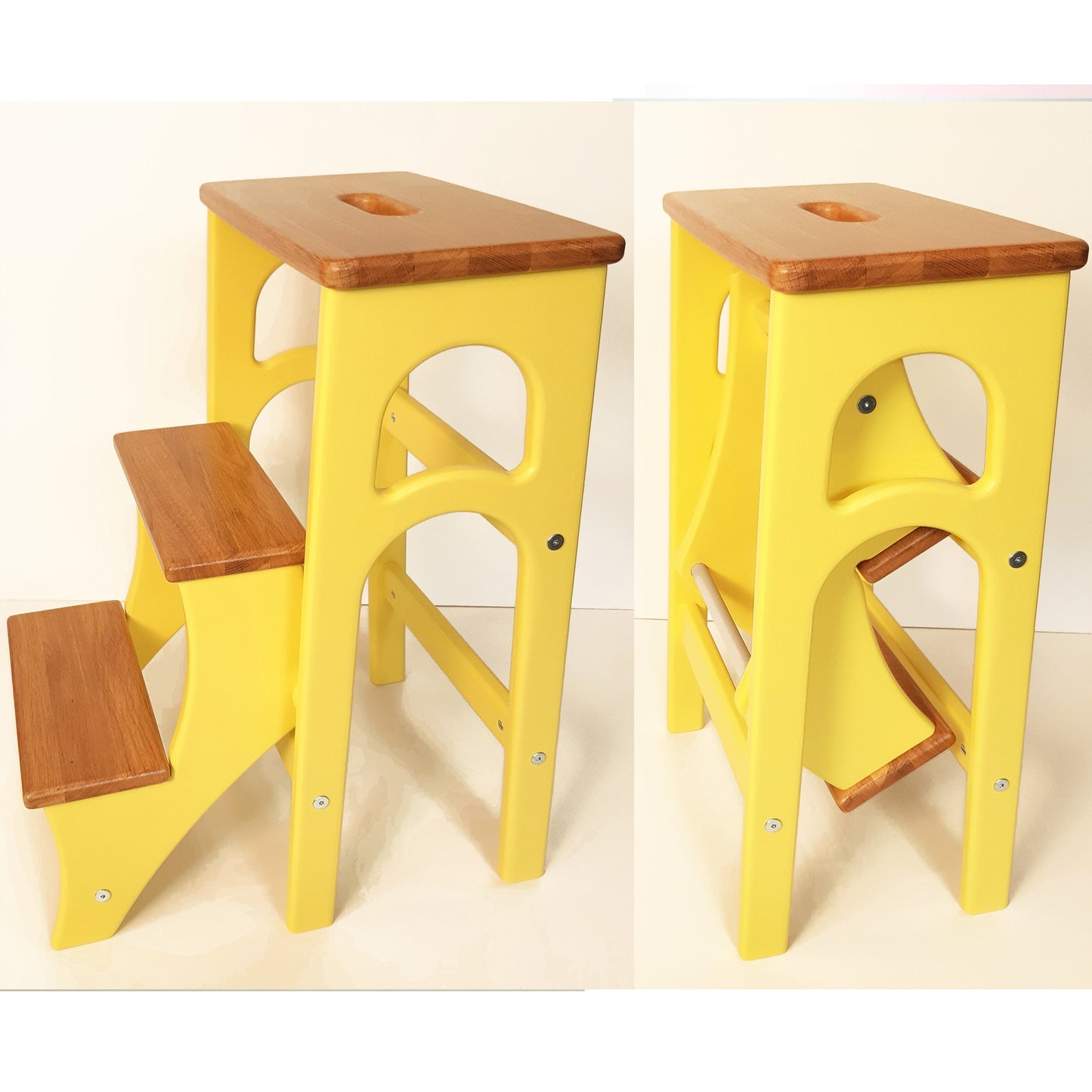 Stepladder for Kitchen StepStool for Library Stool Ladder Convertible Chair Kitchen Step Stool Dinning Stool Transformer Stool