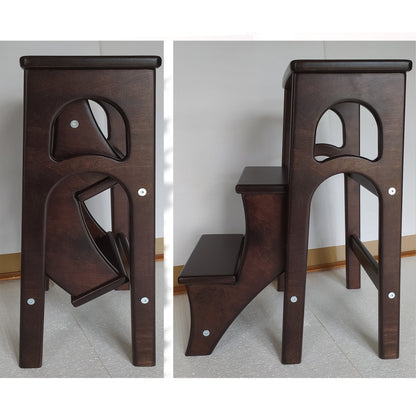 Sage Green Stepladder, StepStool, Stool Ladder, Foot Stool, Convertible Chair, Kitchen Step Stool, Dinning Stool, Transformer Stool