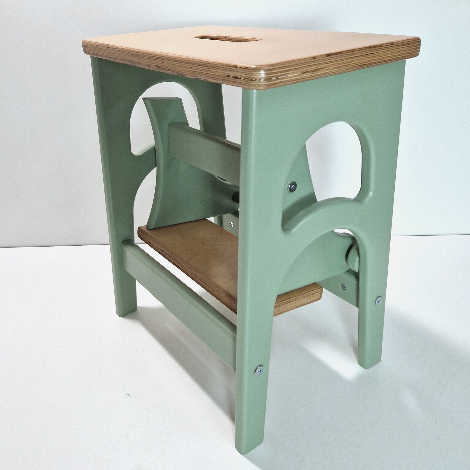 Stepladder, StepStool, Stool Ladder, Foot Stool, Convertible Chair, Kitchen Step Stool, Dinning Stool, Transformer 17.8"