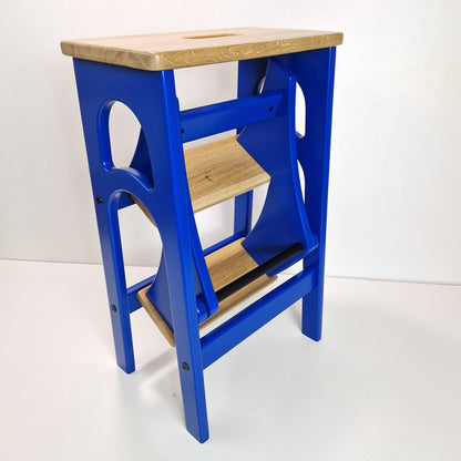 Stepladder for Kitchen StepStool for Library Stool Ladder Convertible Chair Kitchen Step Stool Dinning Stool Transformer Stool