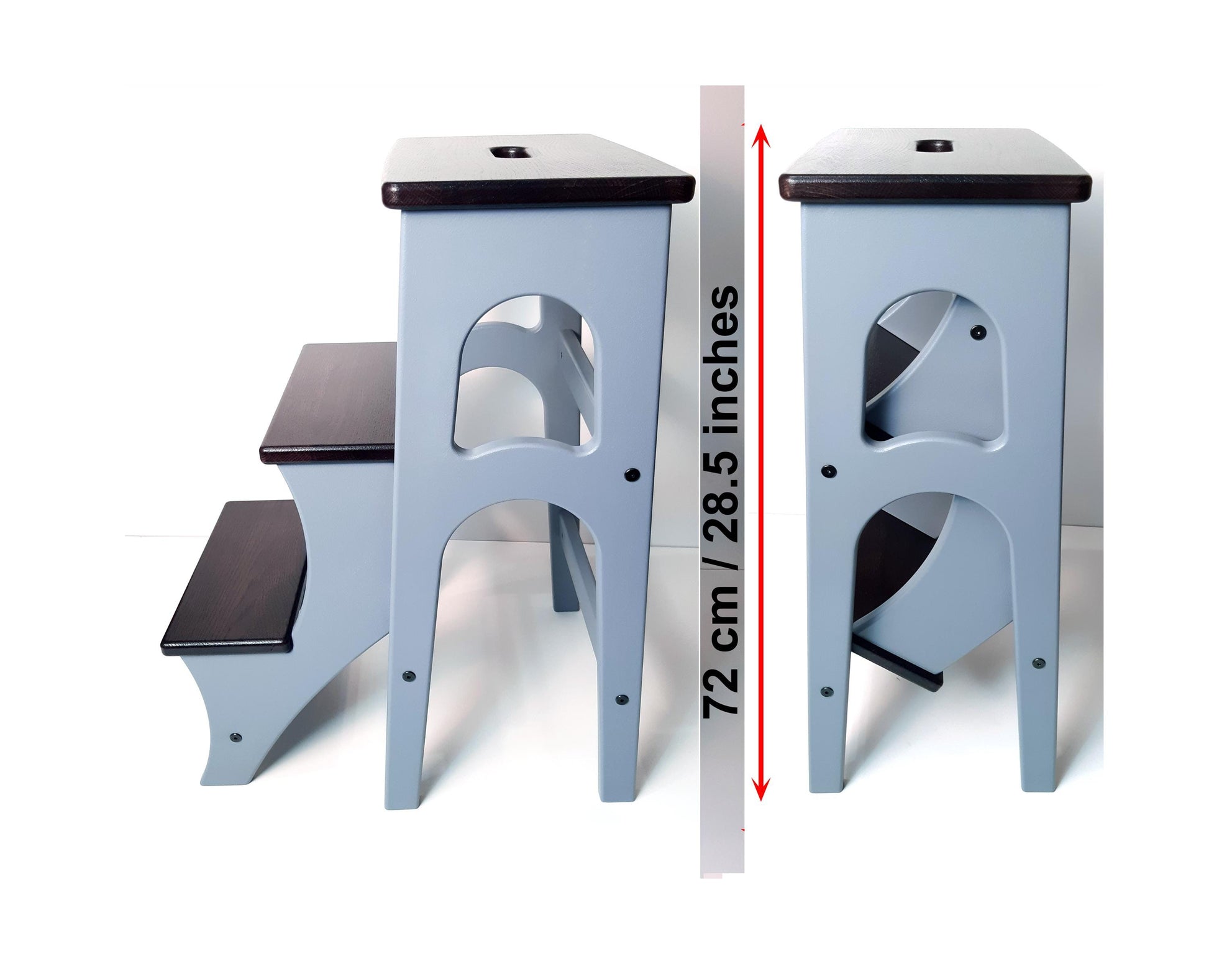 High Stepladder 28.5 inches, StepStool, Stool Ladder, Foot Stool, Convertible Chair, Kitchen Step Stool, Dinning Stool, Transformer Stool