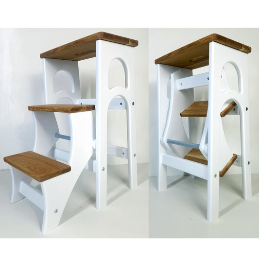 Stepladder, StepStool, Stool Ladder, Foot Stool, Convertible Chair, Kitchen Step Stool, Dinning Stool, Transformer