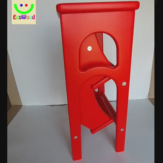 Stepladder emerald green, StepStool, Stool Ladder, Foot Stool, Convertible Chair, Kitchen Step Stool, Dinning Stool, Transformer Stool