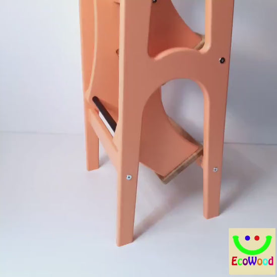 High Stepladder 28.5 inches, StepStool, Stool Ladder, Foot Stool, Convertible Chair, Kitchen Step Stool, Dinning Stool, Transformer Stool