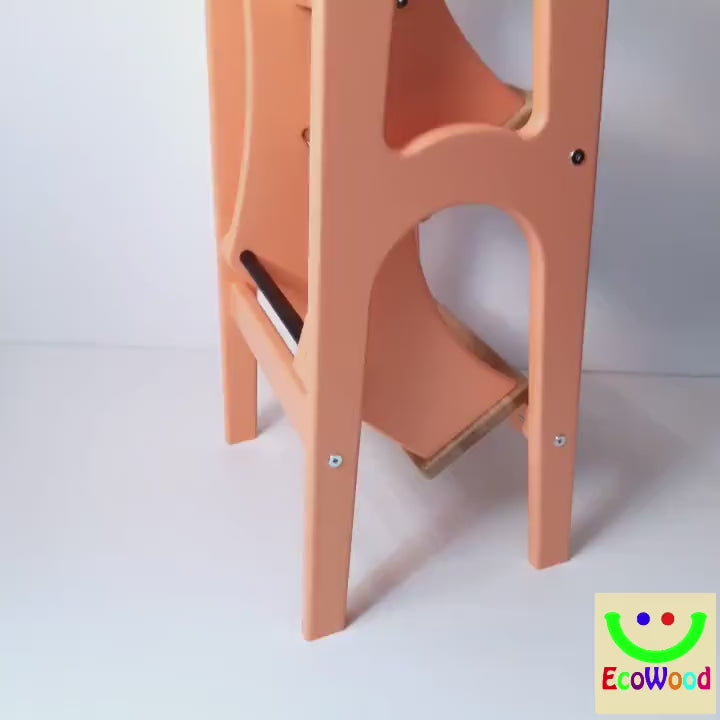 High Stepladder 28.5 inches, StepStool, Stool Ladder, Foot Stool, Convertible Chair, Kitchen Step Stool, Dinning Stool, Transformer Stool