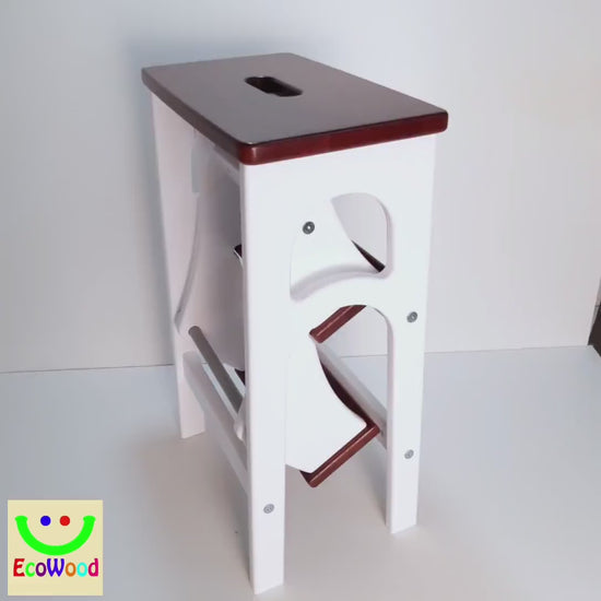 Stepladder, StepStool, Stool Ladder, Foot Stool, Convertible Chair, Kitchen Step Stool, Dinning Stool, Transformer Stool