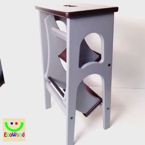 High Stepladder 28.5 inches, StepStool, Stool Ladder, Foot Stool, Convertible Chair, Kitchen Step Stool, Dinning Stool, Transformer Stool