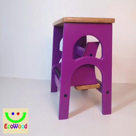 Stepladder, StepStool, Stool Ladder, Foot Stool, Convertible Chair, Kitchen Step Stool, Dinning Stool, Transformer 17.8"