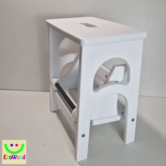 Stepladder, StepStool, Stool Ladder, Foot Stool, Convertible Chair, Kitchen Step Stool, Dinning Stool, Transformer 17.8"