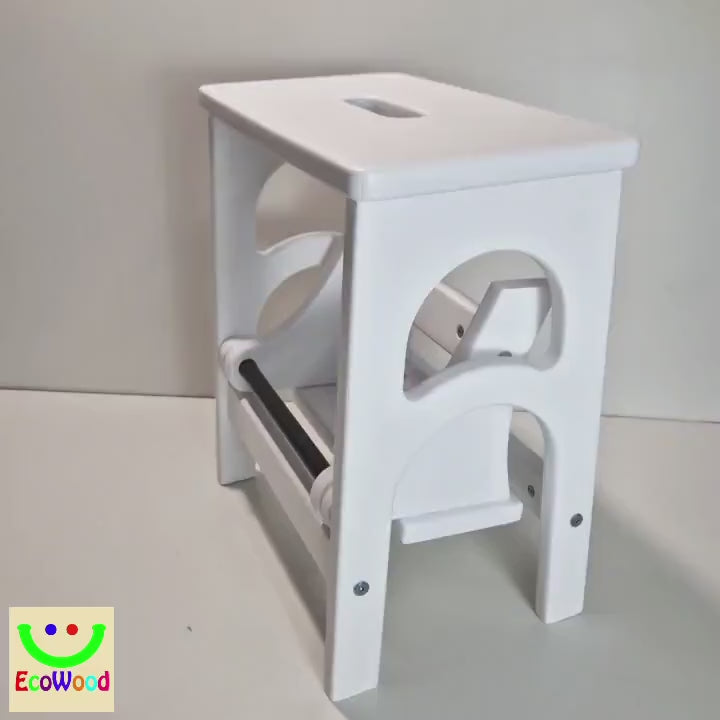 Stepladder, StepStool, Stool Ladder, Foot Stool, Convertible Chair, Kitchen Step Stool, Dinning Stool, Transformer 17.8"