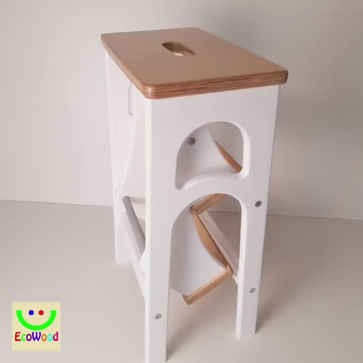 Stepladder, StepStool, Stool Ladder, Foot Stool, Convertible Chair, Kitchen Step Stool, Transformer Stool, Red ladder, Grey ladder